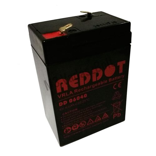 RedDot 6V 4,0Ah zselés akkumulátor