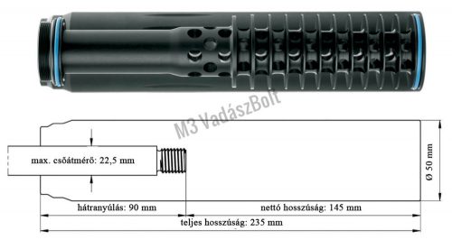 ERA® SILENCER SOB 1 HANGTOMPÍTÓ ERA®LOCK GYORSOLDÁSSAL, .223 (5.56)