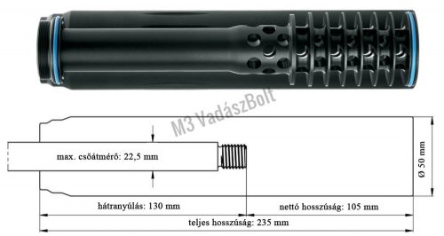 ERA® SILENCER SOB 2 HANGTOMPÍTÓ ERA®LOCK GYORSOLDÁSSAL, .223 (5.56)