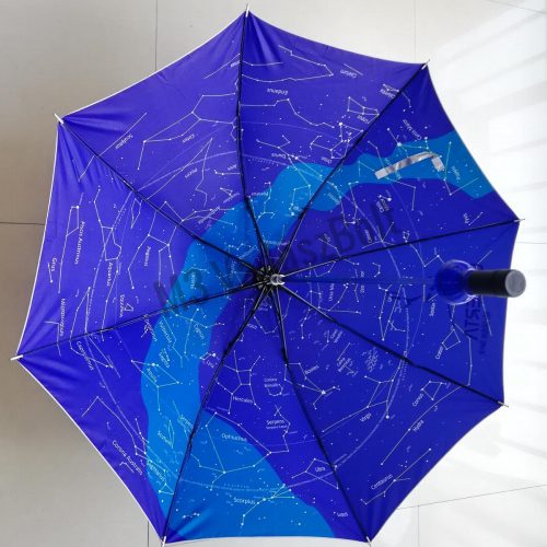 Esernyő/Napernyő, csillagtérképpel, UV-reflektáló külső felülettel